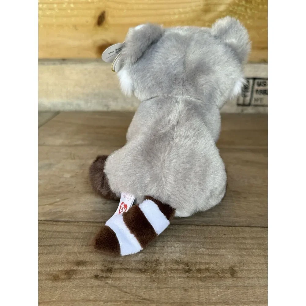Super Cute! Ty Beanie Baby Bandit The‎ Raccoon 6